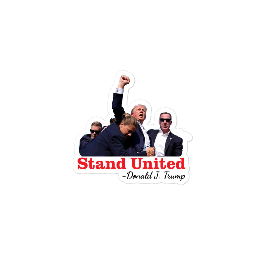 Stand United Trump Sticker