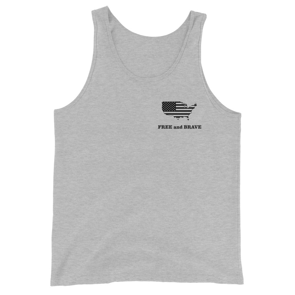 Free and Brave in the USA Tank Top