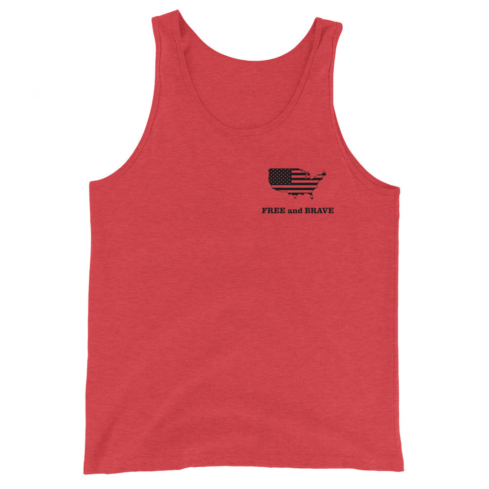 Free and Brave in the USA Tank Top