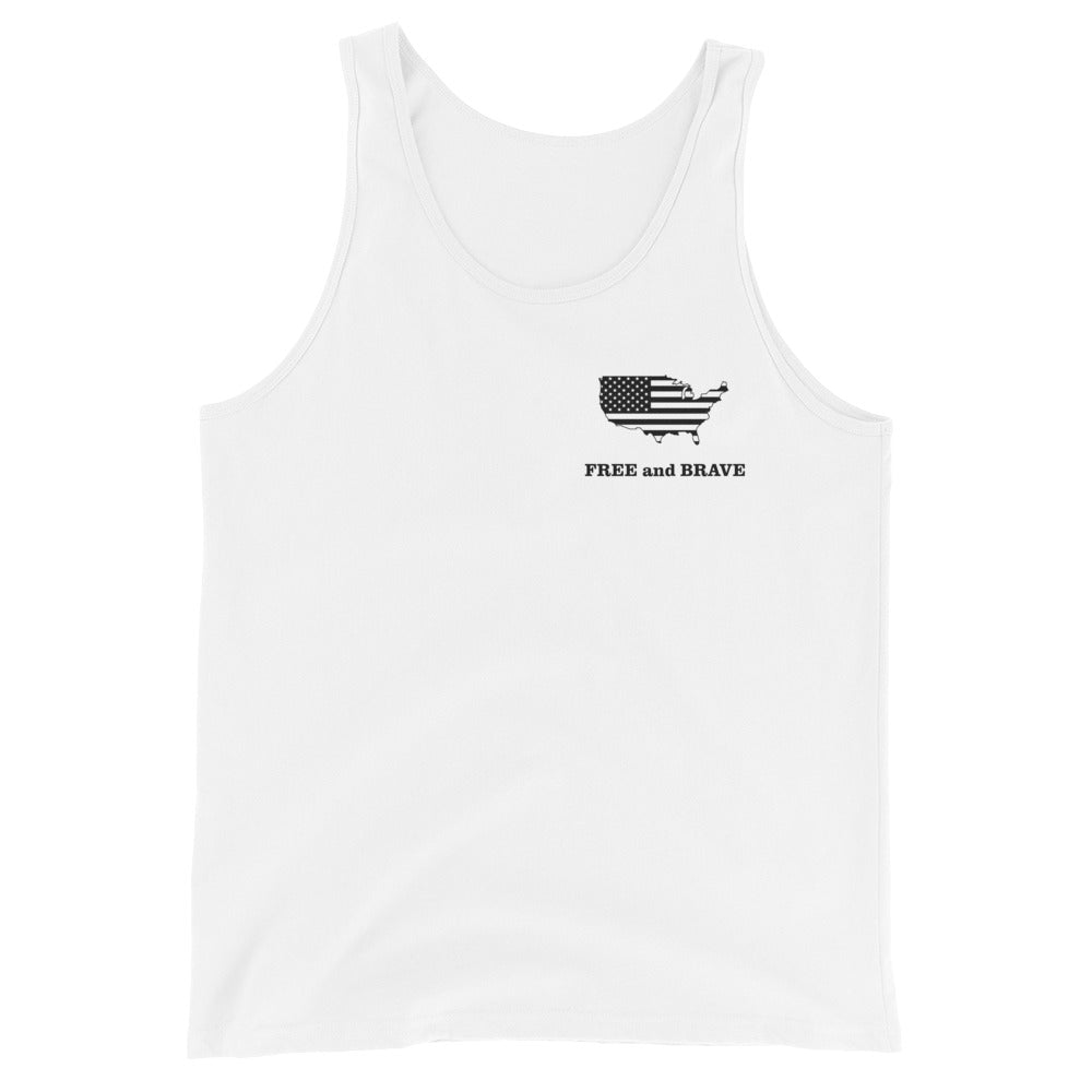 Free and Brave in the USA Tank Top