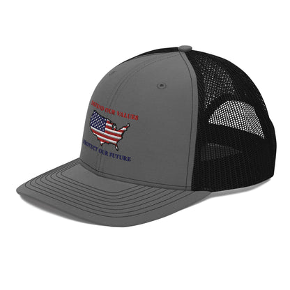 Defend and Protect USA Trucker Cap