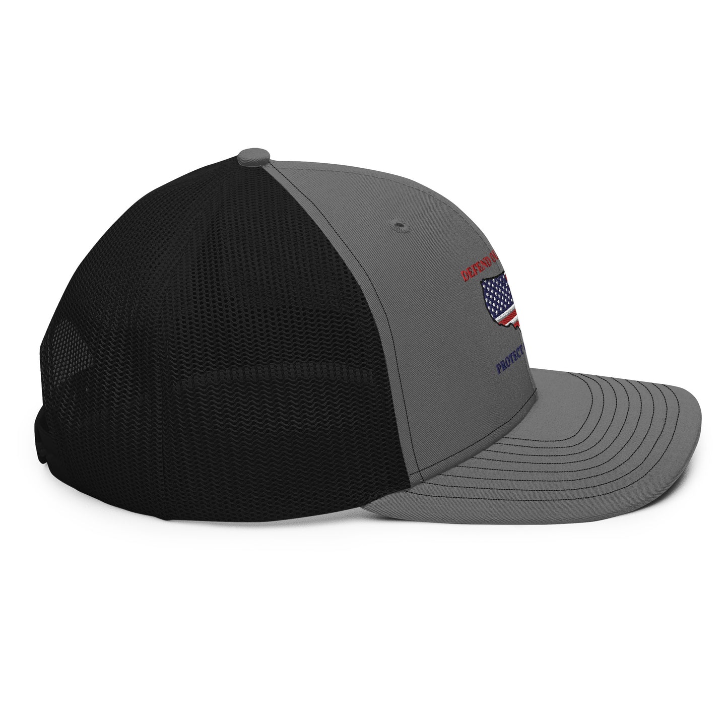 Defend and Protect USA Trucker Cap