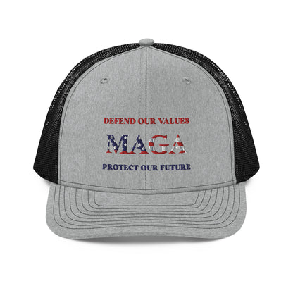 Defend and Protect MAGA Trucker Cap