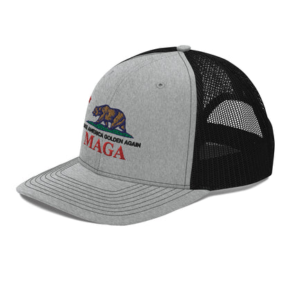 California MAGA "Make America Golden Again" Trucker Cap