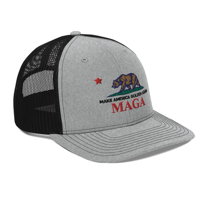 California MAGA "Make America Golden Again" Trucker Cap