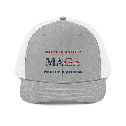 Defend and Protect MAGA Trucker Cap