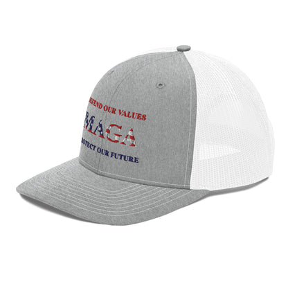 Defend and Protect MAGA Trucker Cap