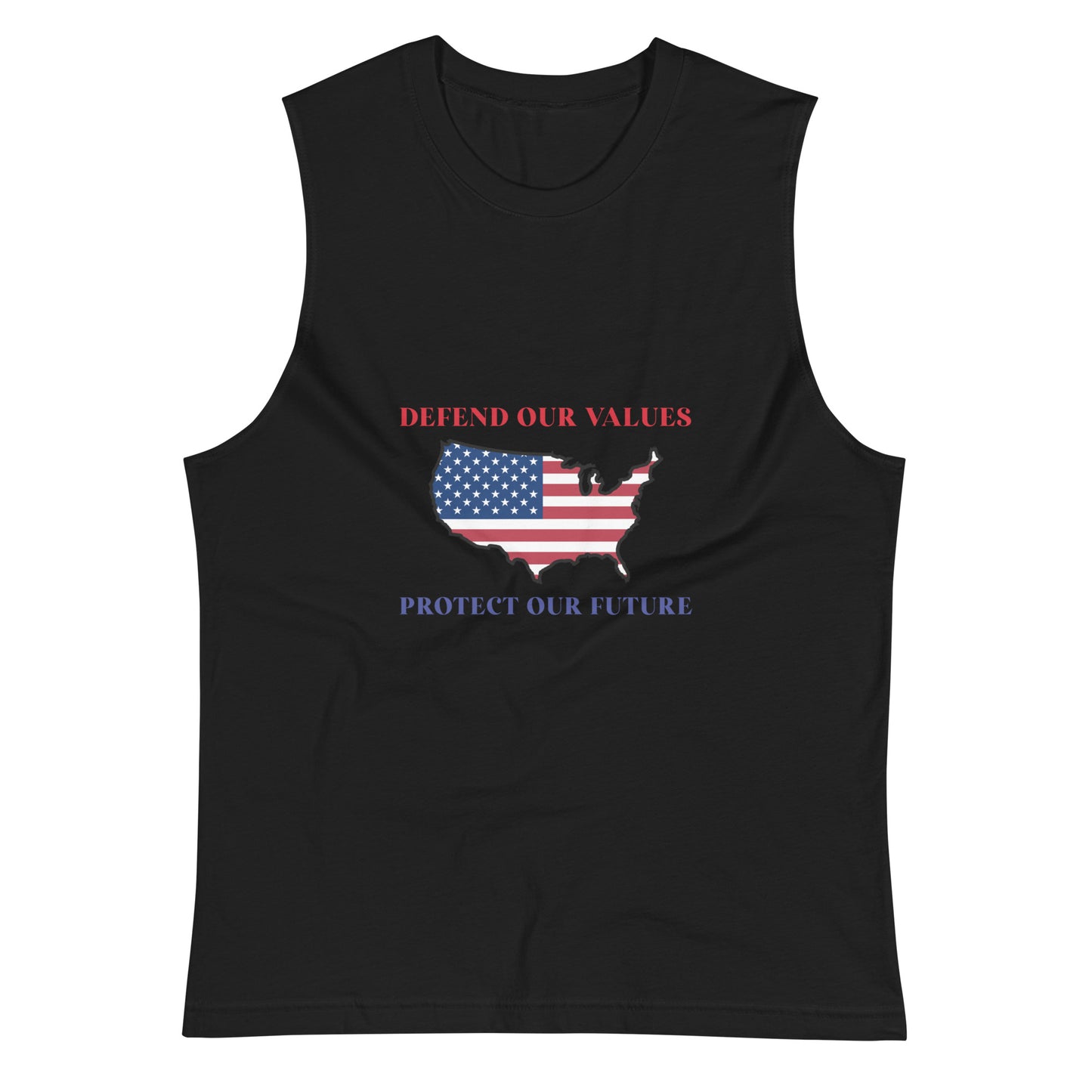 Defend and Protect USA Muscle Shirt