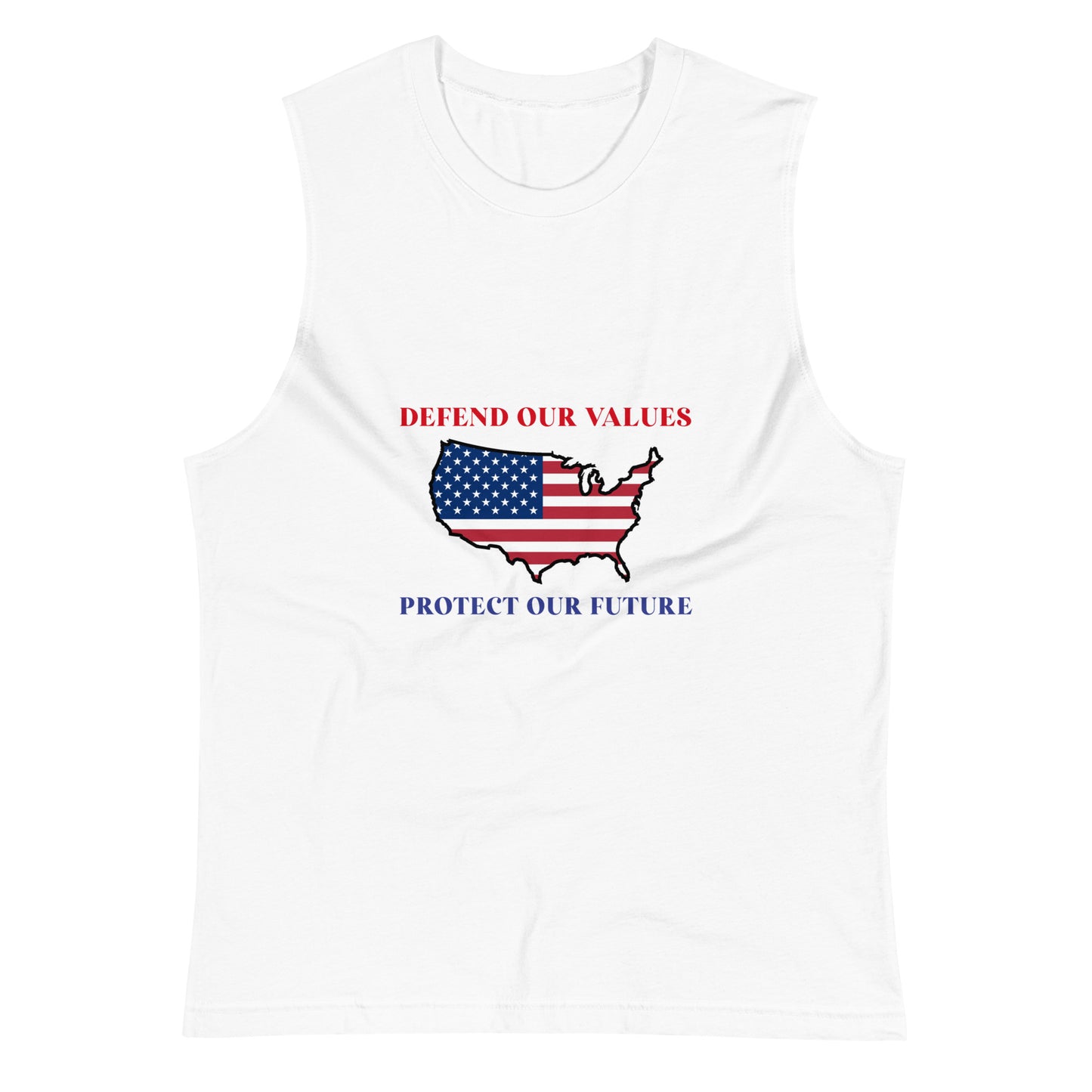 Defend and Protect USA Muscle Shirt