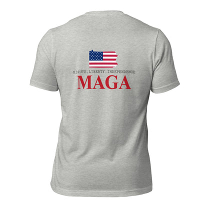 Pennsylvania MAGA Front and Back T-Shirt