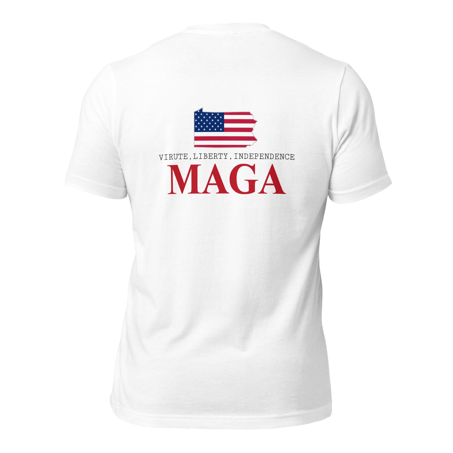 Pennsylvania MAGA Front and Back T-Shirt