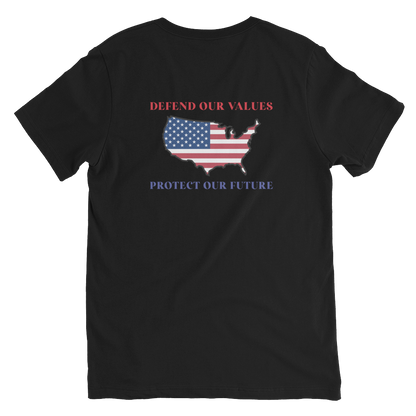 Defend and Protect V-neck t-shirt