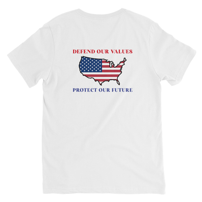 Defend and Protect V-neck t-shirt