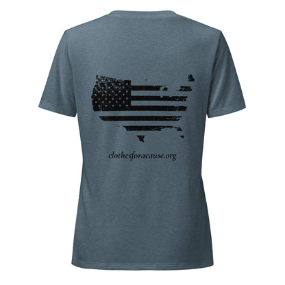 Women’s America First v-neck t-shirt